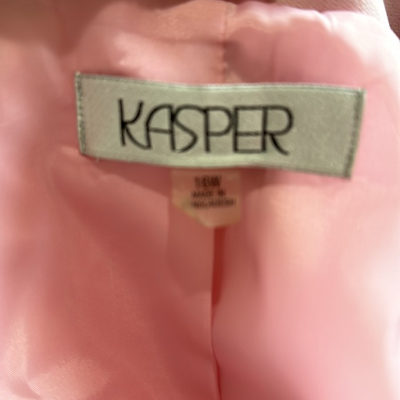 Kasper Notched-Collar One Button Blazer - Picture 4 of 5